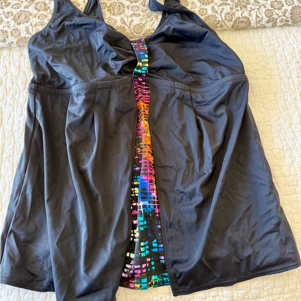 NWT Elomi Swim 3 pc colorful bikinis with cup sized top, bottom and tankini - Picture 8 of 9